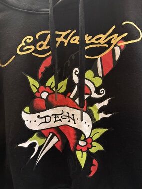 Ed hardy hoodie size xl